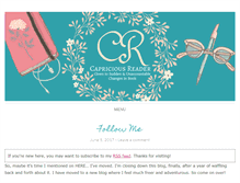 Tablet Screenshot of capriciousreader.com